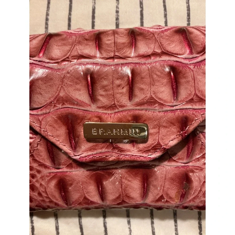 BRAHMIN ROSE MELBOURNE‎ EMBOSSED EYEGLASS CASE